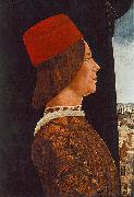 Ercole Roberti Portrait of Giovanni II Bentivoglio oil